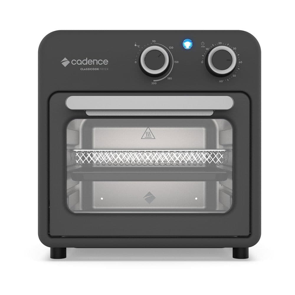Fritadeira elétrica Cadence Classicook Forno e Fryer 2 em 1 FRT700 preto 10L