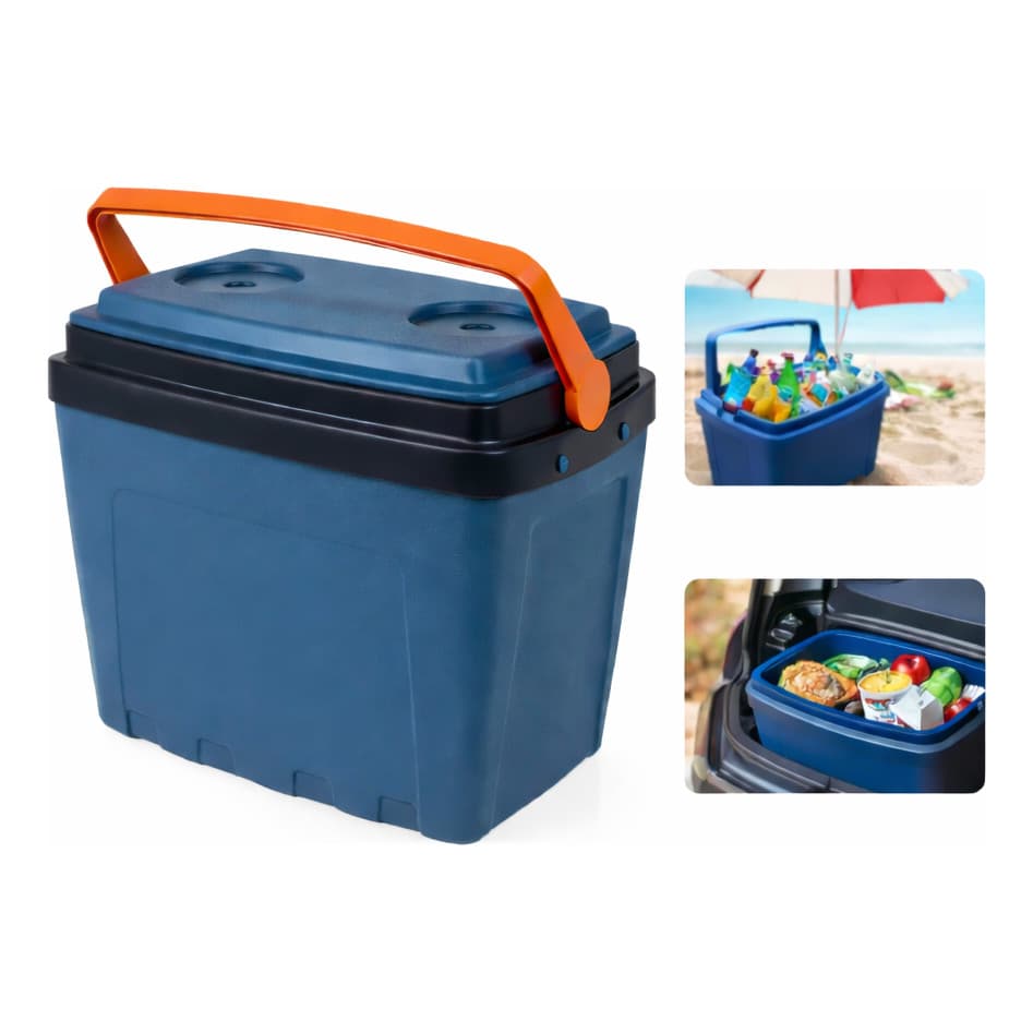 Mini Cooler Caixa Térmica 7 Litros 10 Latas Porta Copos