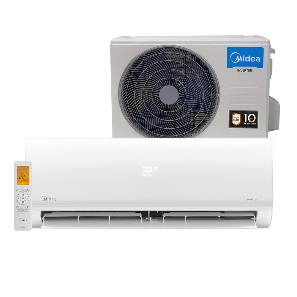 Ar Condicionado Split Hi Wall Inverter Midea Xtreme Save AI Connect 12000 BTU/h Frio 38AGVCJ12M5 – 220 Volts
