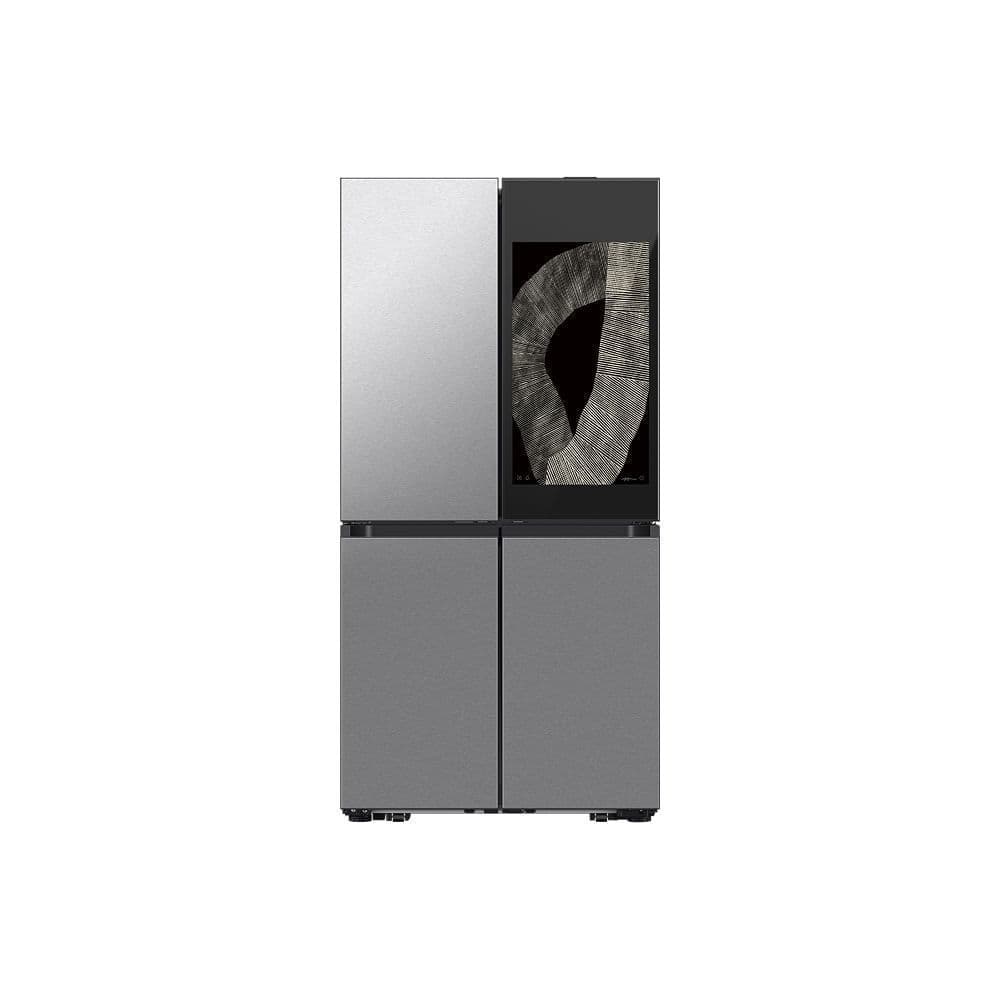 Geladeira French Door Family Hub 4 Portas Flexzone Samsung Bespoke RF29D Inox 699L