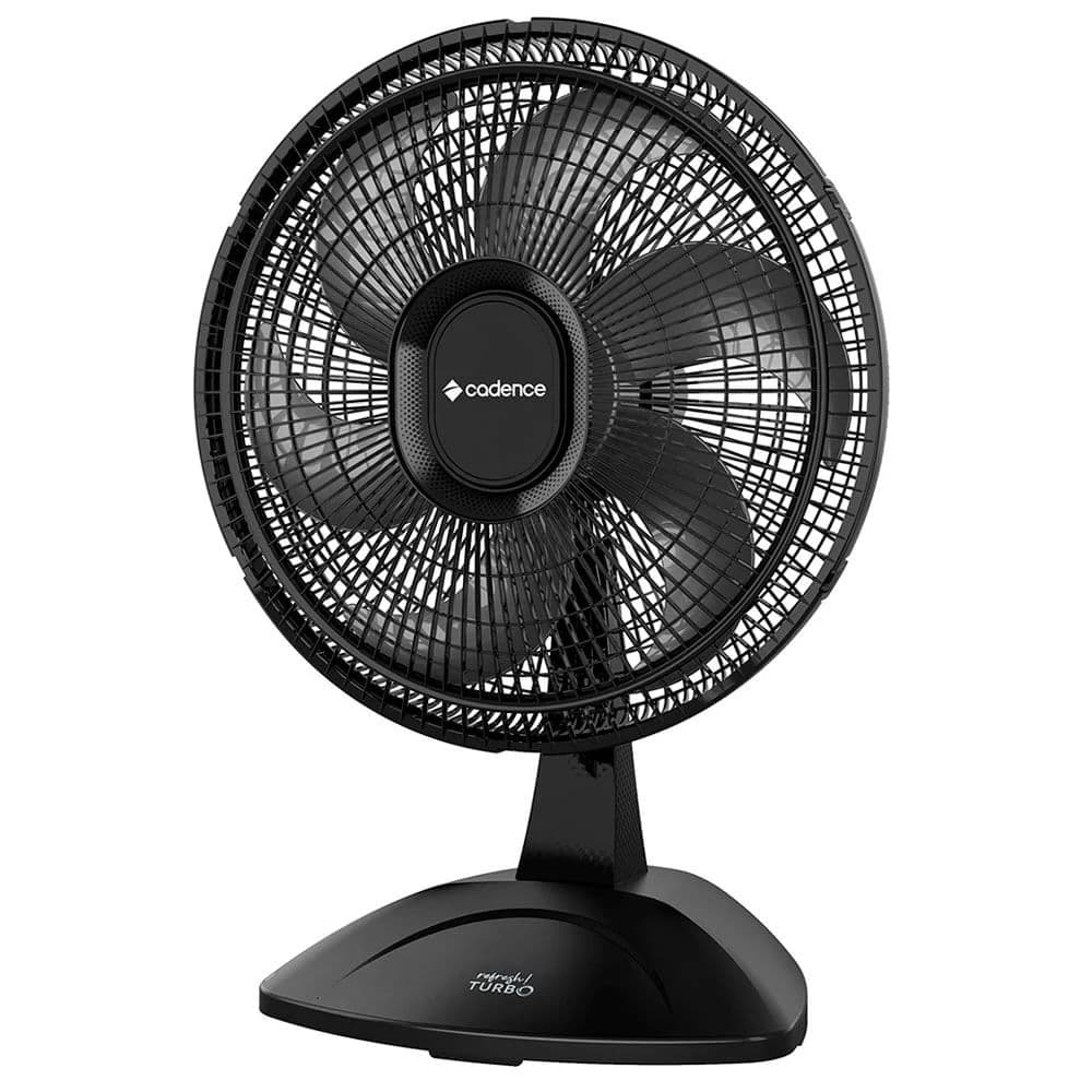 Ventilador de Mesa Cadence Refresh Turbo 6 Pás VTR410 - 40cm 220V preto