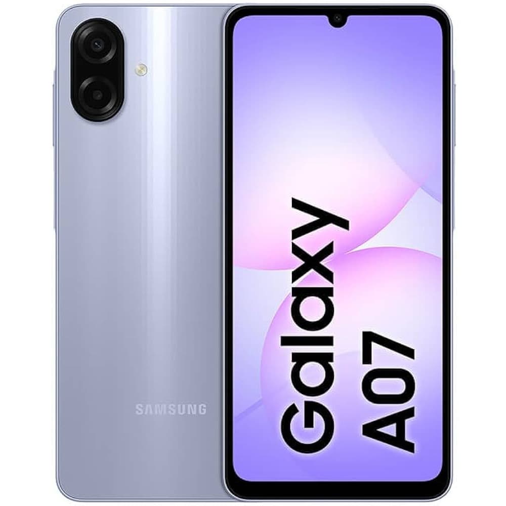 SAMSUNG GALAXY A07 4G TELA 6.7 128GB CÂM DUPLA 4GB VIOLETA
