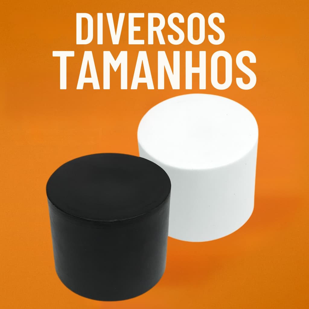 12pçs Ponteira Protetora Pé De Cadeira Tubular Conjunto externa