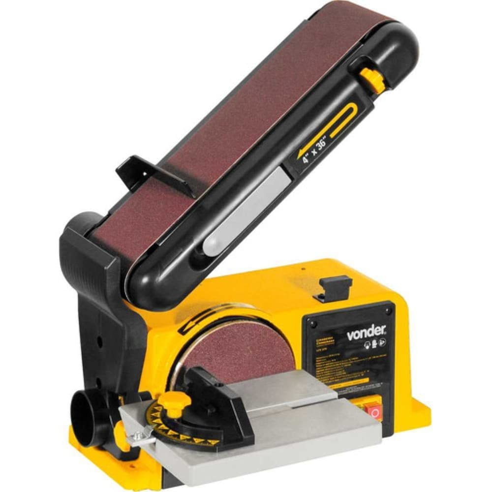 Lixadeira Bancada Combinada 220V Lcv 375 Vonder com Disco de Lixa