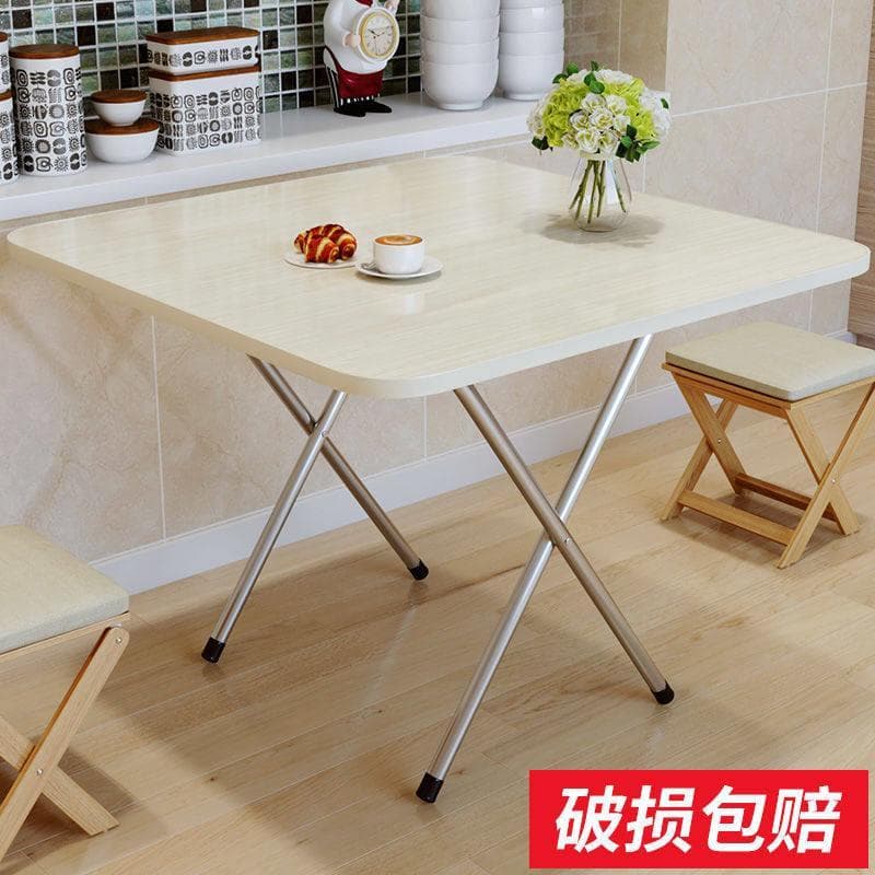 Mesa dobrável mesa quadrada simples portátil ao ar livre tenda mesa de jantar simples mesa de jantar doméstico retangula