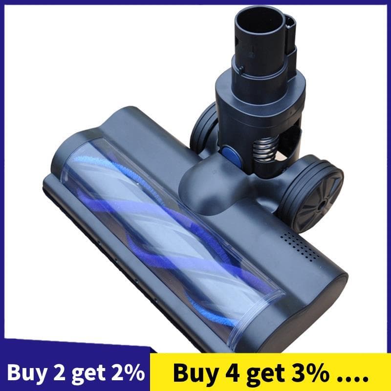 Cabeça de escova motorizada elétrica para aspirador de pó P10 Pro, peça de reposição, preto e azul