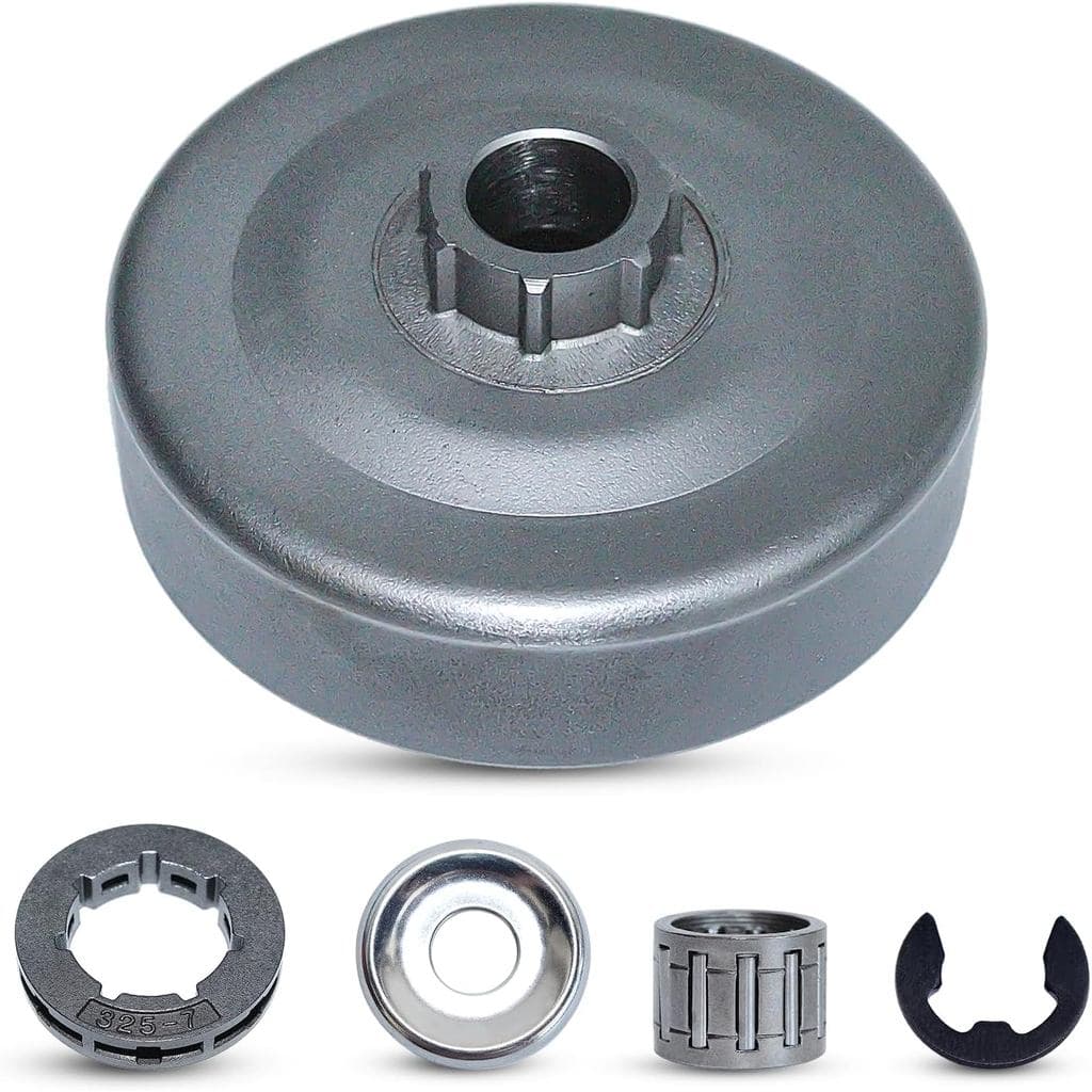 Kit de Embreagem e Pinhão AUMEL .325 para Motosserras Stihl MS261, MS260, 026, MS240, 024, Kit de Embreagem e Pinhão par