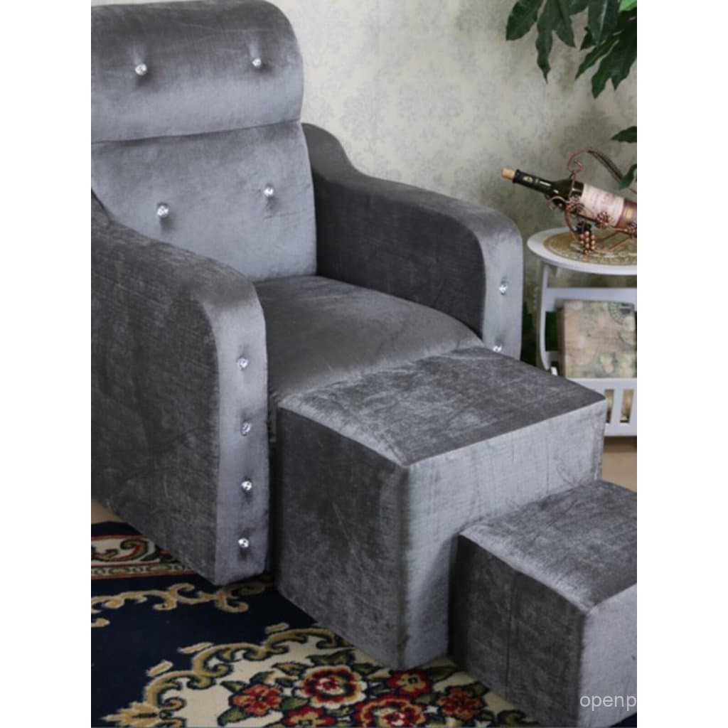 Cadeira de sofá para salão de manicure, sofá para massagem nos pés, cama individual para banho de pés, cadeira para exte