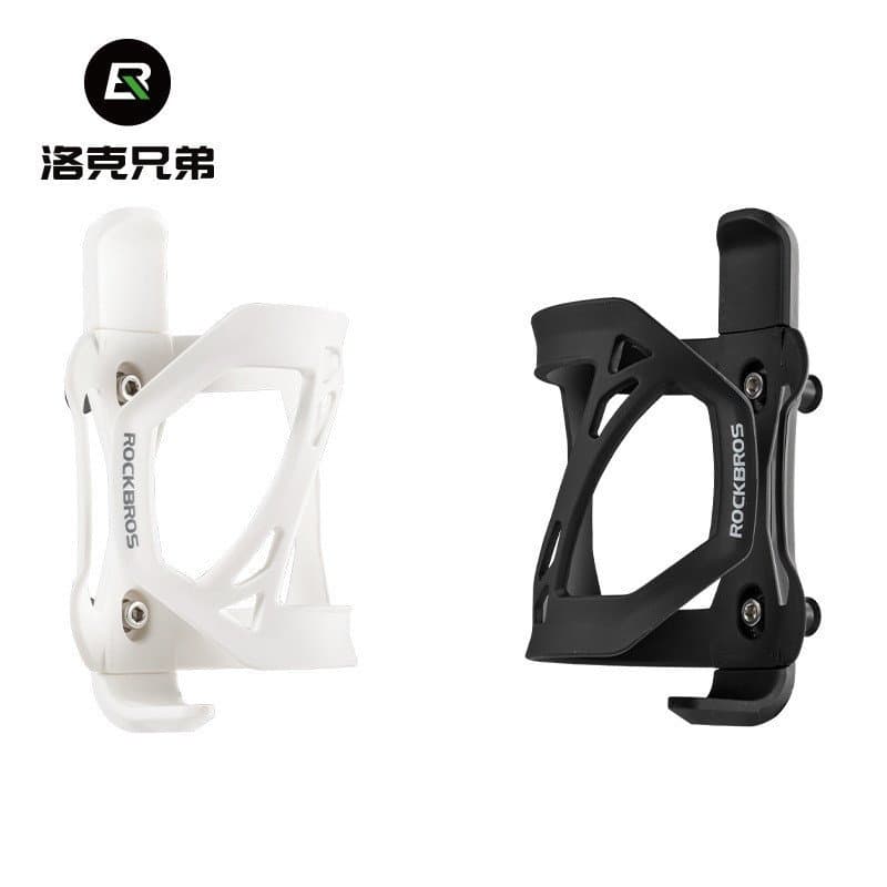 Suporte lateral dobrável para bicicleta ROCKBROS em branco e preto