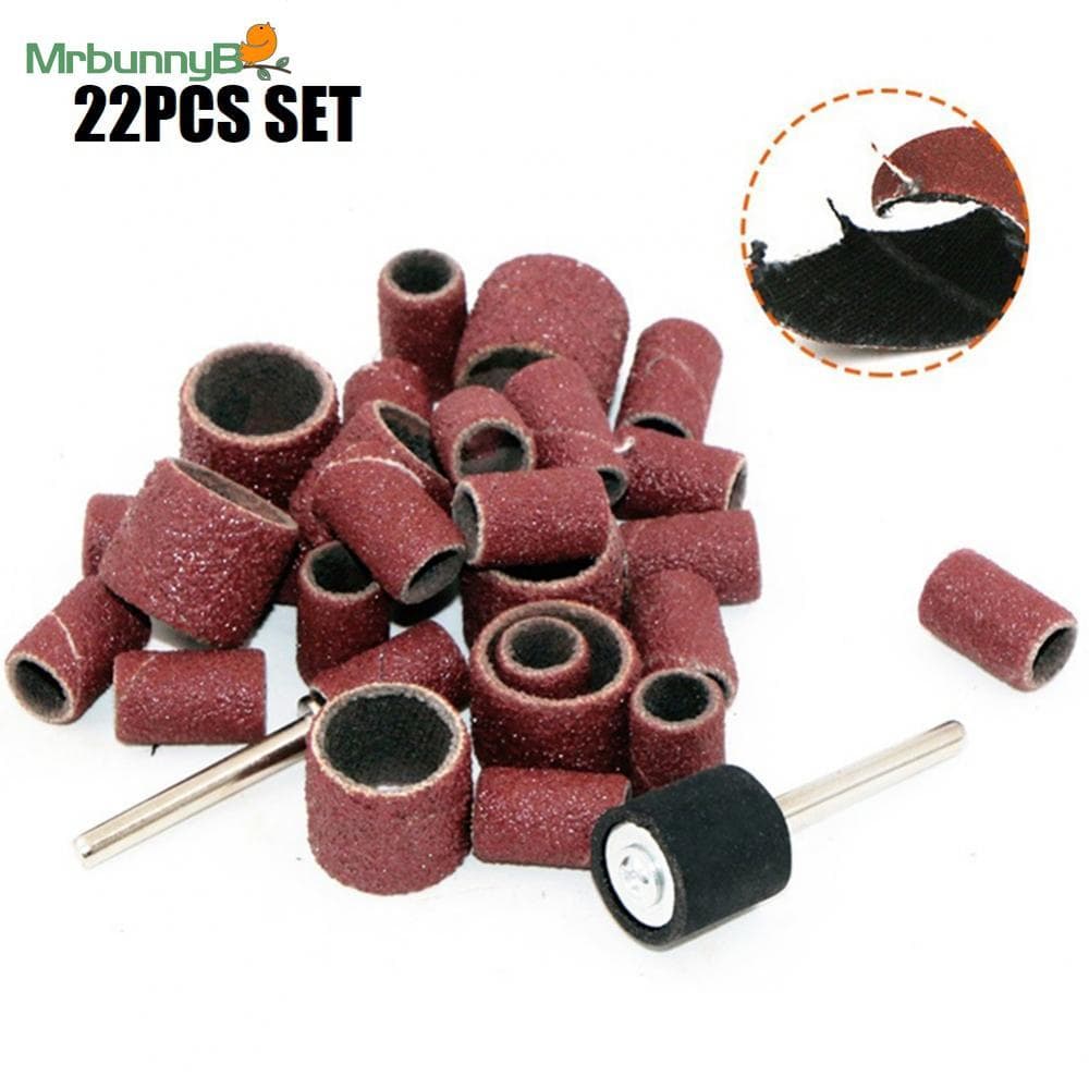 Conjunto De Anéis De Lixa Premium Kit Abrasivo De 22 Unidades Para Polimento De Madeira E Joias De Metal