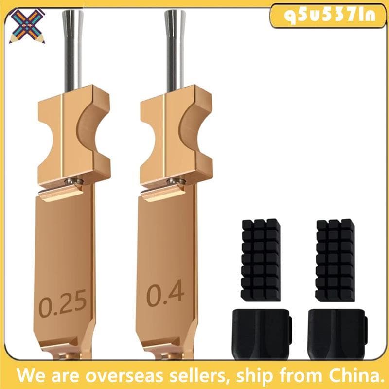 Para AD5X 0.25 + 0.4MM Hotend Bocal Escova Kit De Capa De Silicone Com 2 Escovas + 3 Manga Bico Destacável Rápido