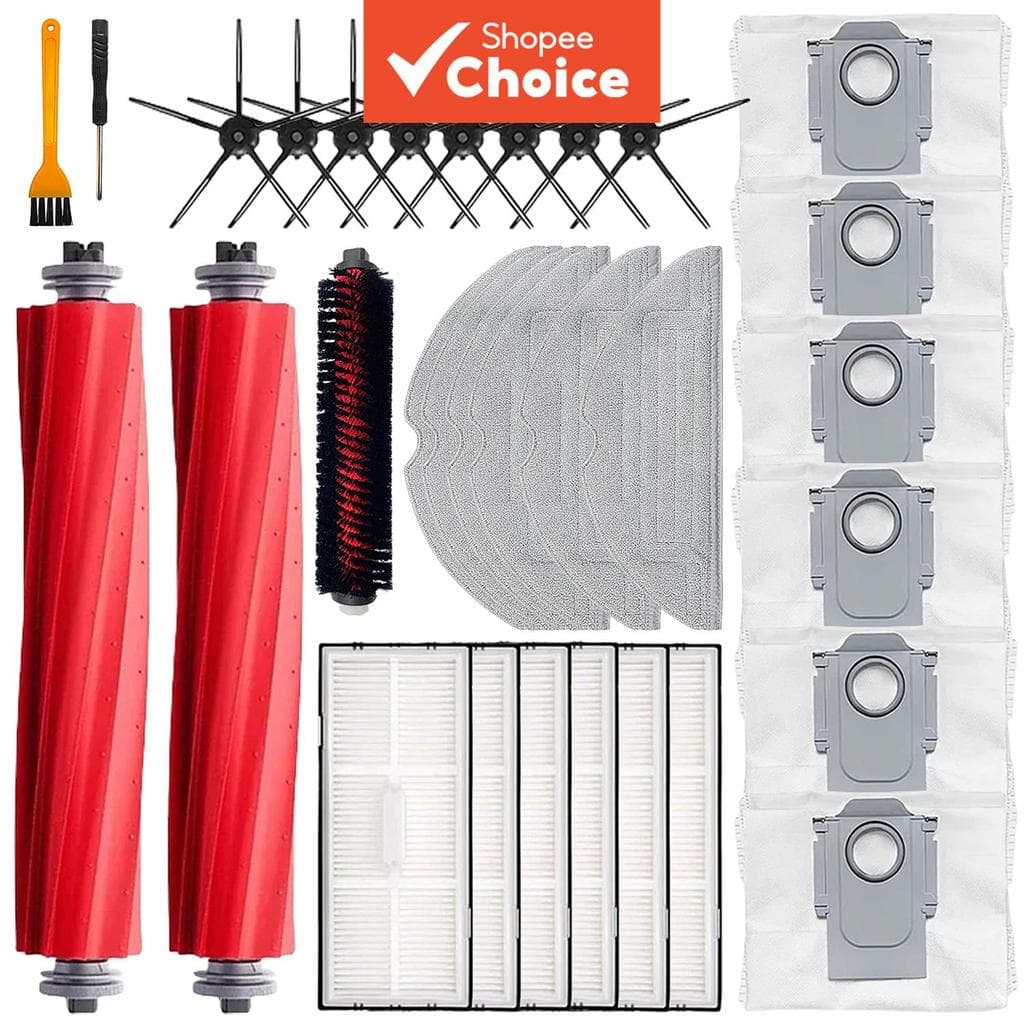  Kit de Acessórios de Reposição para Roborock S7 MaxV Ultra / S7 Pro Ultra, Conjunto de 31 Peças de Peças de Reposição