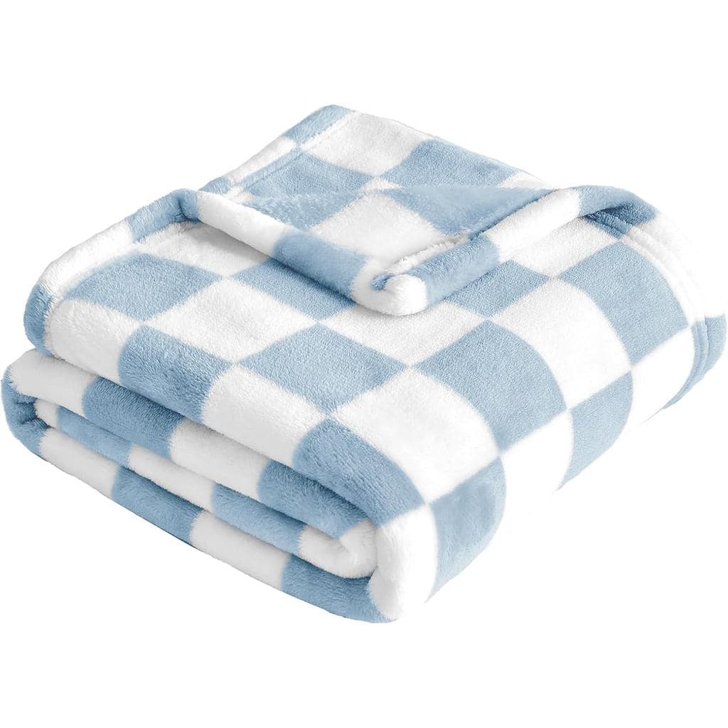 Cobertor de Bebê Xadrez Yurhap, Cobertores de Fleece para Meninos, Ultra Macios e Confortáveis, Cobertores para Bebês e 