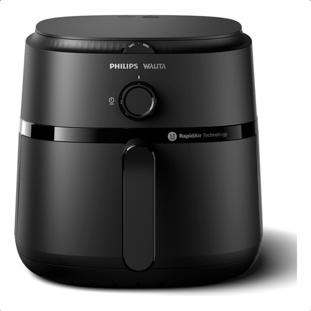 Fritadeira Airfryer Série 6,2L 1000 XL NA130/00 Preto da Philips com tecnologia RapidAir