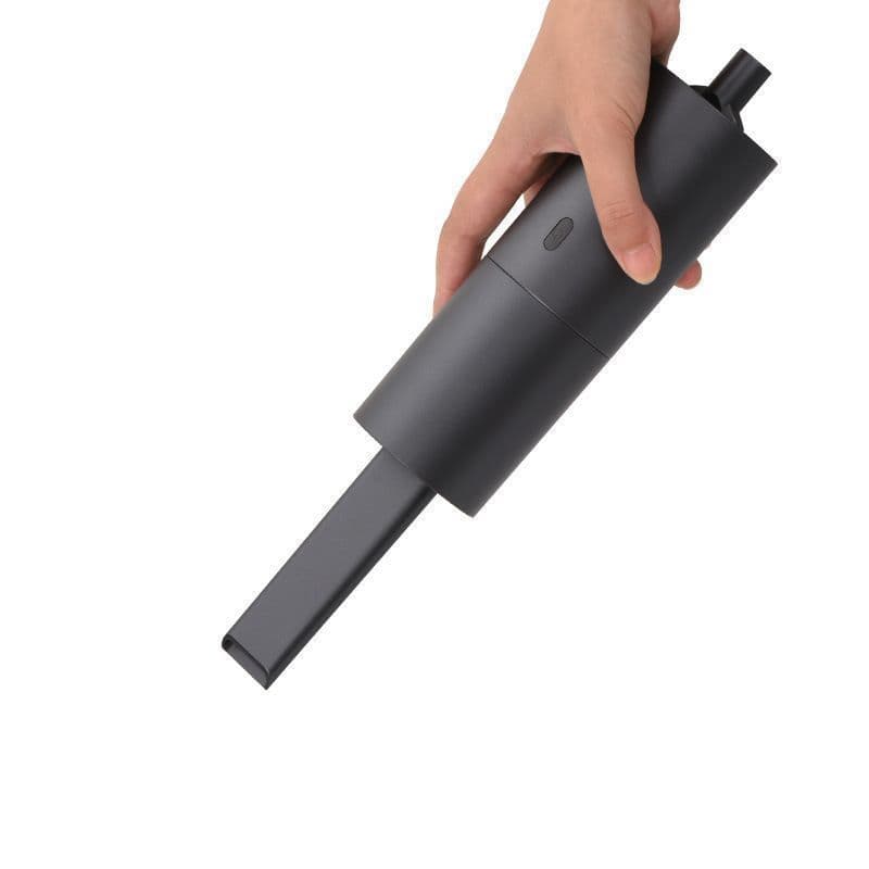 Aspirador de pó portátil preto em forma de caneta USB para carro