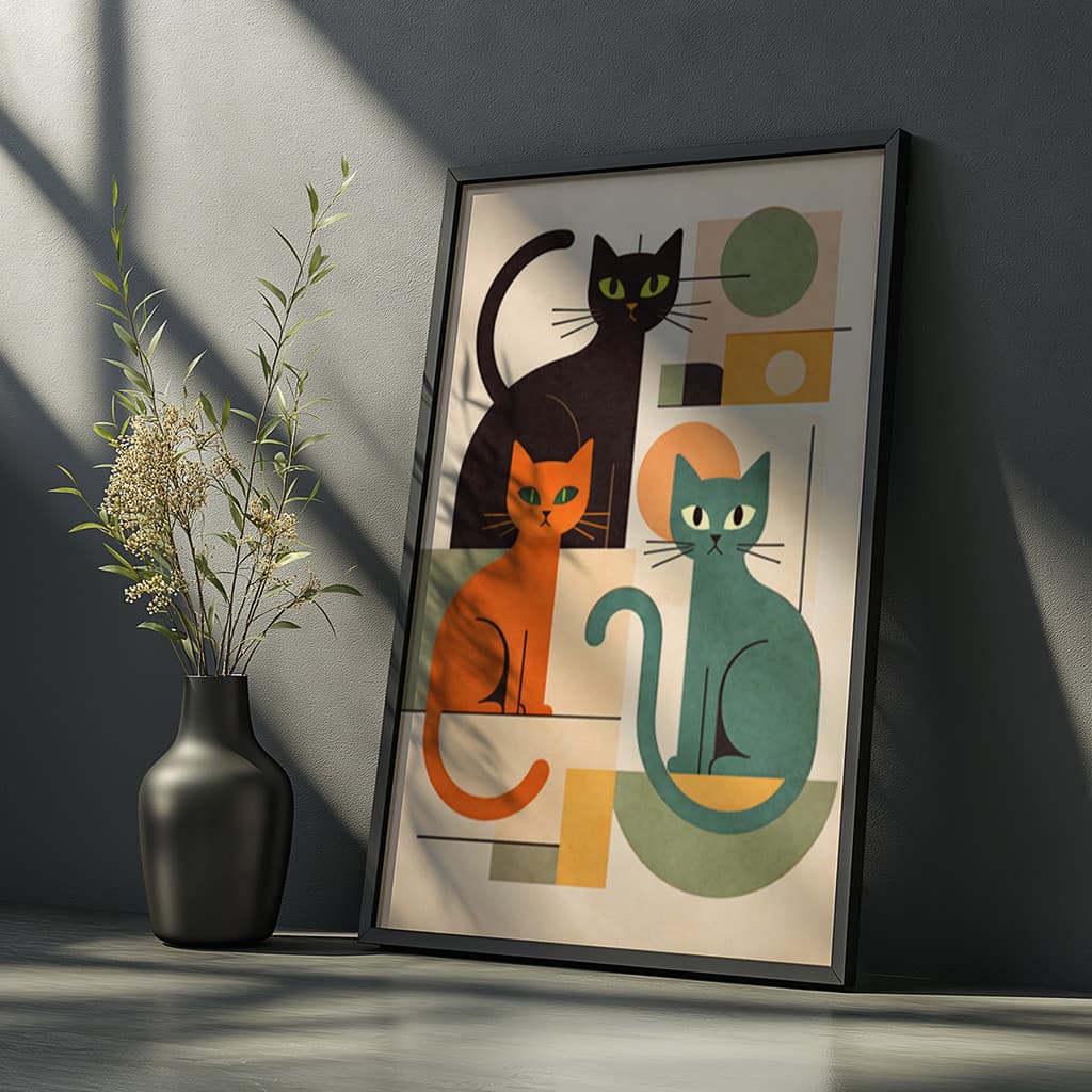 Quadro Frase Francês Minimalista Tipografia Elegante Preto Branco Moderno