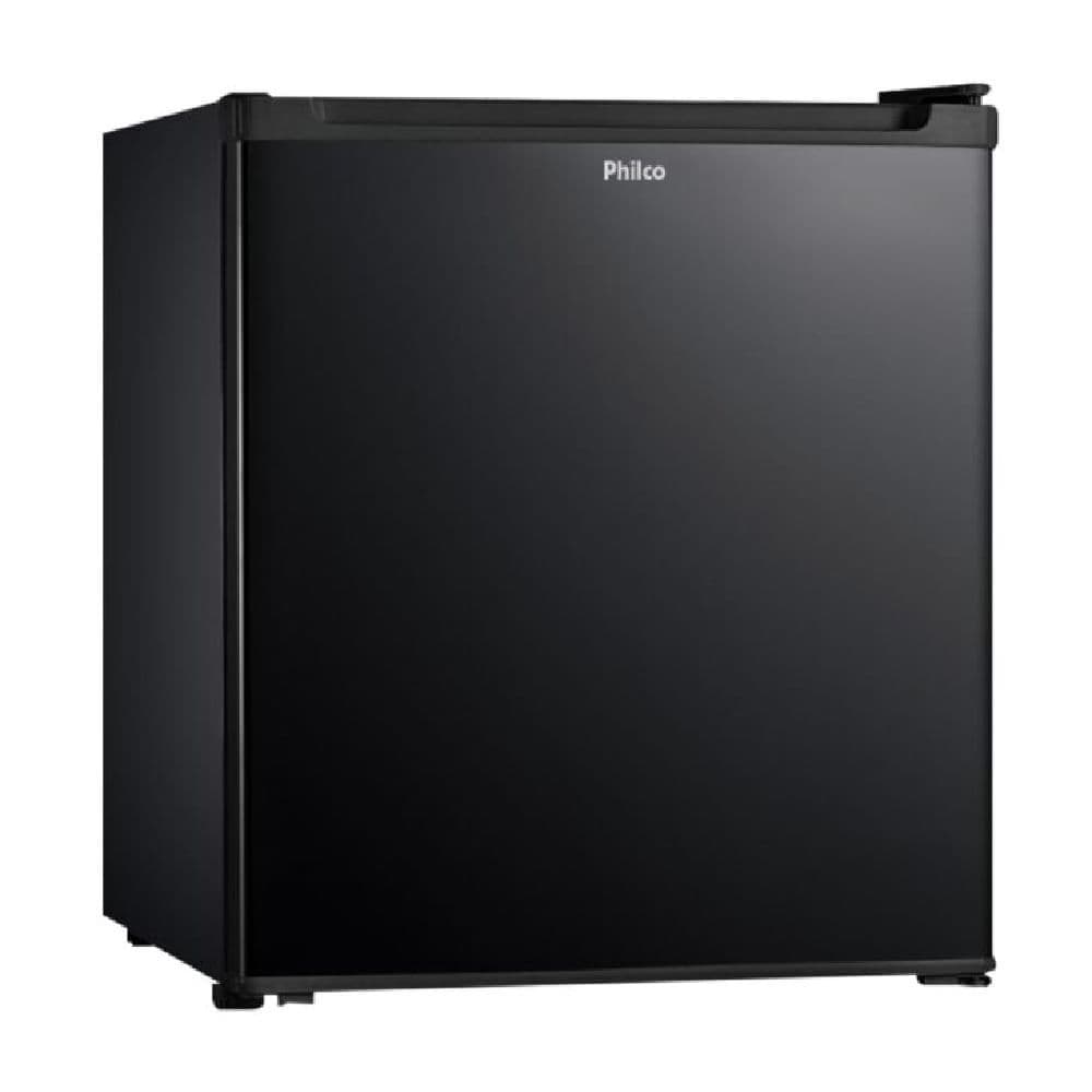 Frigobar Philco preto 45 litros 6 níveis ajustes 127V