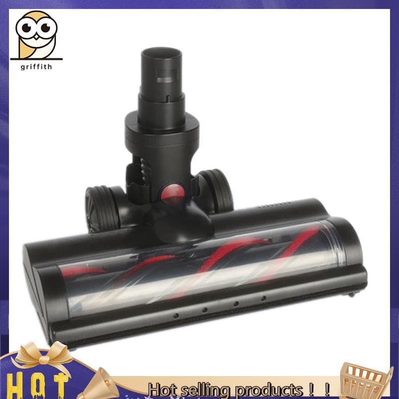 Cabeça de limpeza motorizada para aspirador de pó sem fio P11, substituível, preto e vermelho