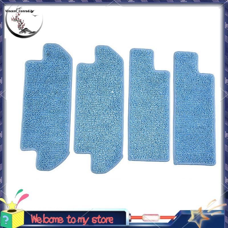 Kit de quatro panos de limpeza azul claro para aspirador de pó Legee 669