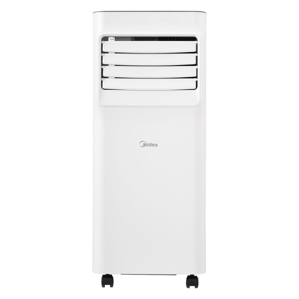Ar condicionado portátil 12000 BTUs Midea MPPA-12CRV1 - 110V, branco, com rodas