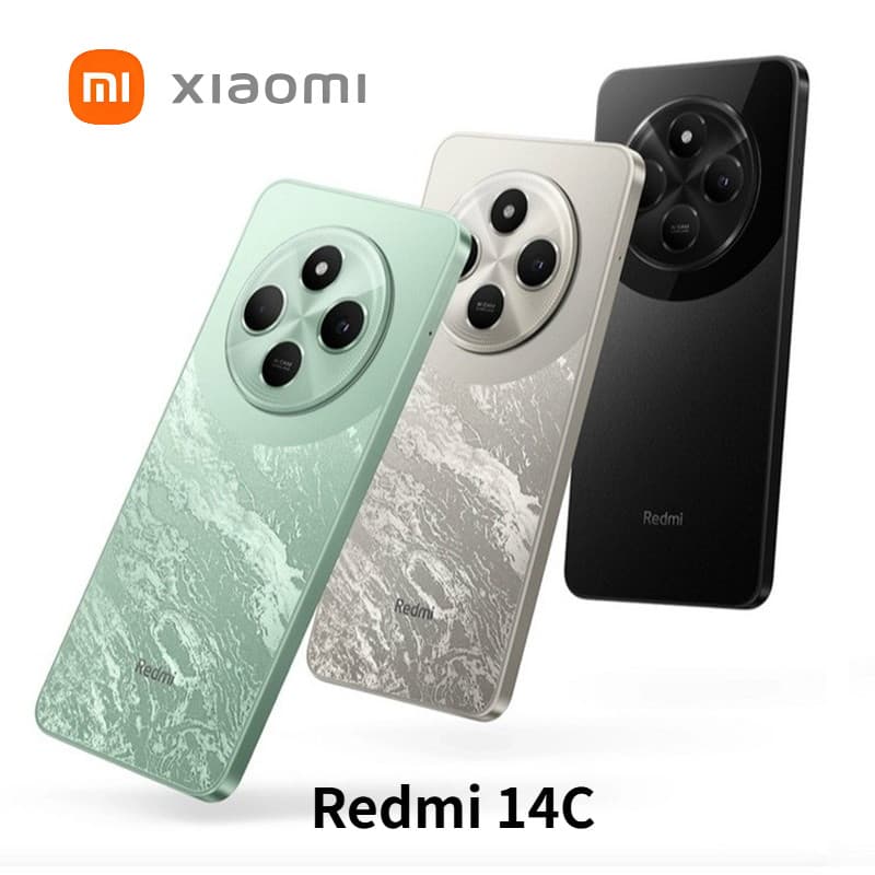 Xiaomi Redmi 14C 8GB/256GB Smartphone NFC Original Global Lacrado Tela 6,88 - Imagens laterais