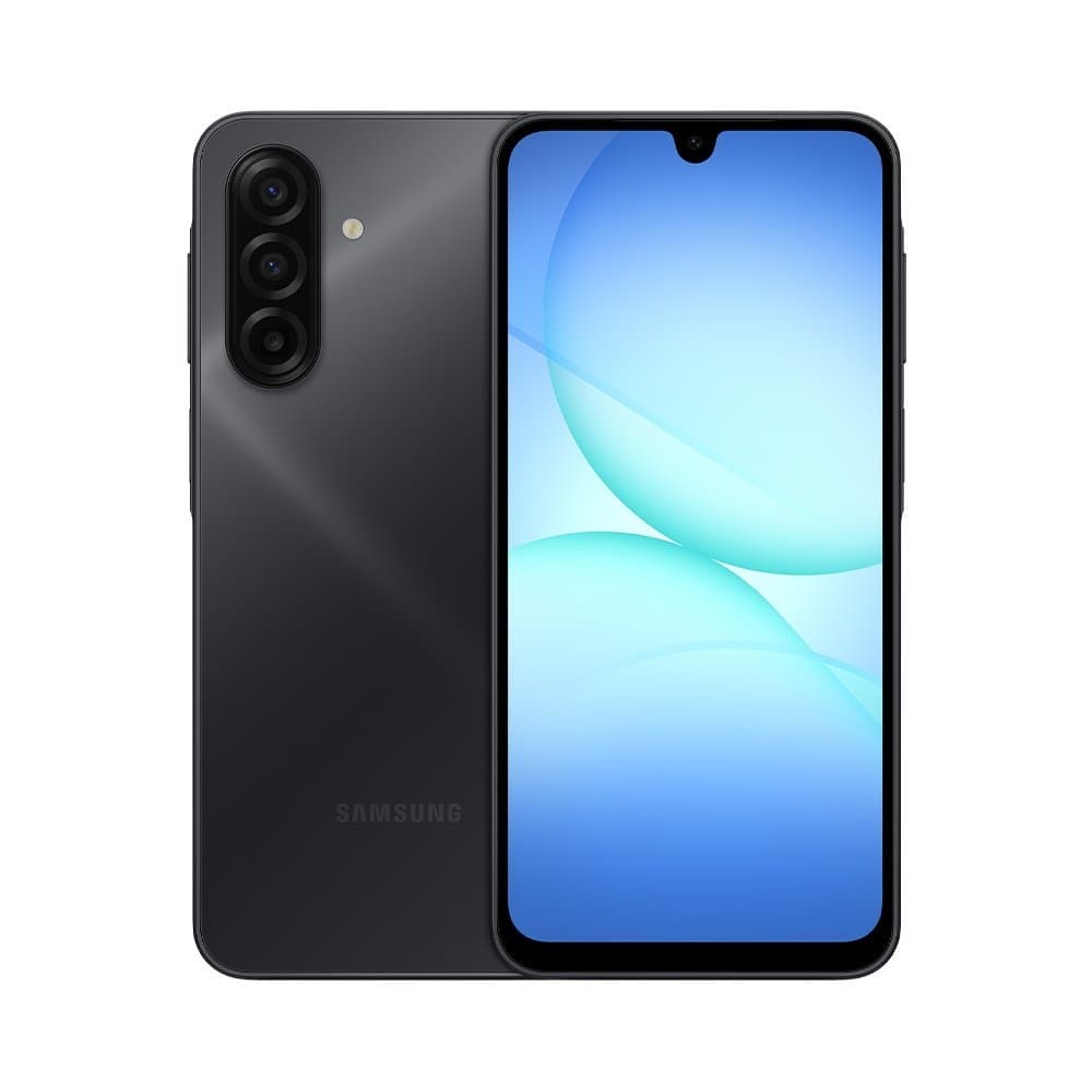 Smartphone Samsung Galaxy A17 A175F Preto 6.7 polegadas com câmera tripla na parte traseira e tela de 6.7 polegadas