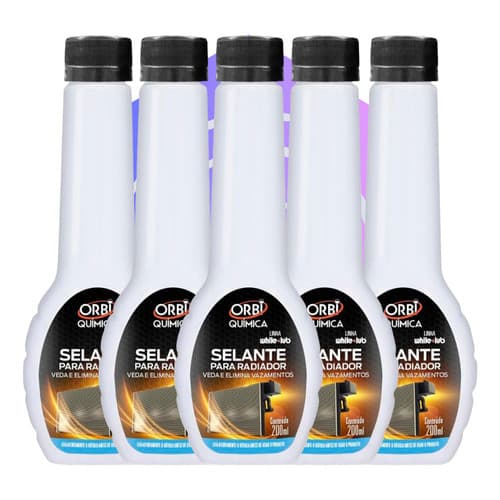 Selante Radiador Elimina Vaz. Vedante Orbi Kit Com 5 