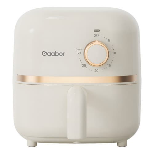 Mini Air Fryer Gaabor Fritadeira Elétrica Sem Óleo 1,4l 900w Off-white e Rose Gold
