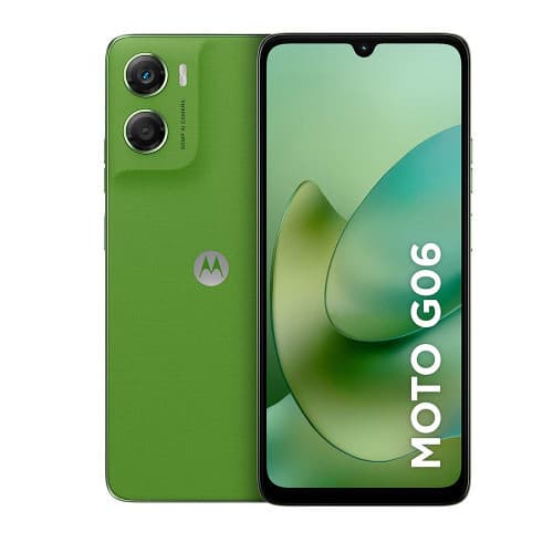 Smartphone Motorola Moto G06 256GB 12GB verde limão
