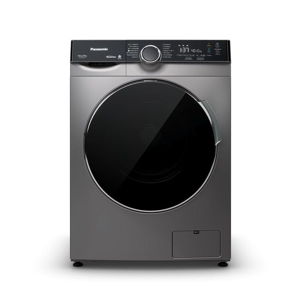 Lava e Seca Intuitive+ Panasonic 13kg/8kg Max Wash Função Vapor+ NA-S26MK1LBZ 110V cinza