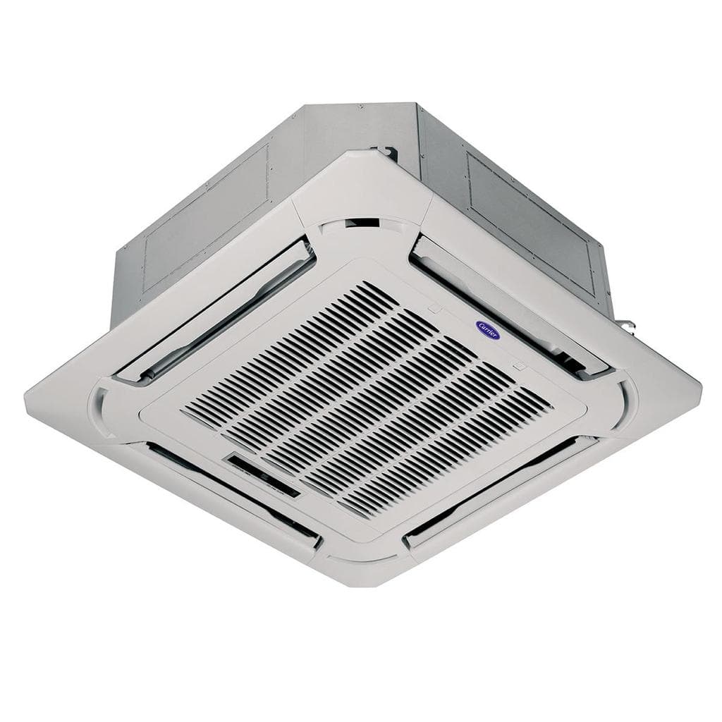 Ar Condicionado Split Cassete 46000 Btu Quente/Frio Springer Carrier 380v, unidade interna prata