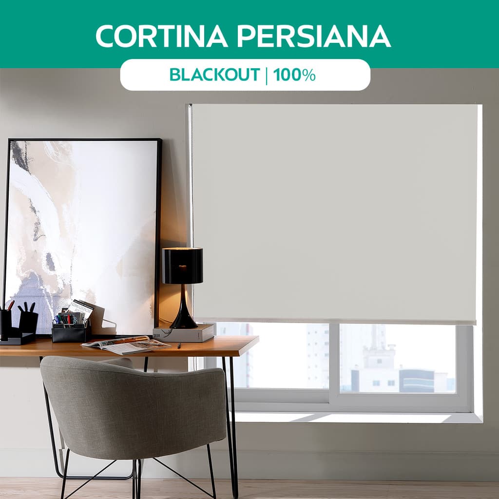 Persiana Rolo 100% Blackout com Bloqueio Total da Luz Design Moderno Estilo e Funcionalidade
