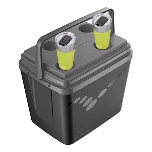 Caixa Termica cooler 32l Preto 34qt Invicta + 2 Copos Coleman