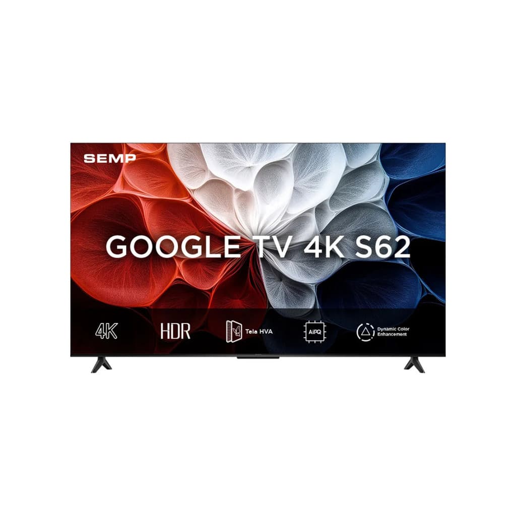 TV Semp 50 polegadas LED 4K Google Smart TV modelo 50S62