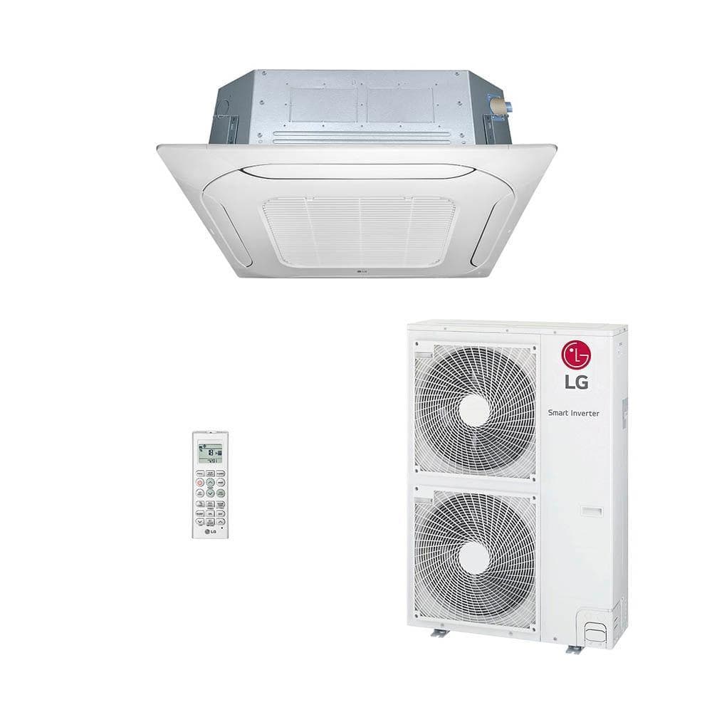 Ar-condicionado split cassete LG Inverter 4 vias 36.000 BTUs quente/frio 220V