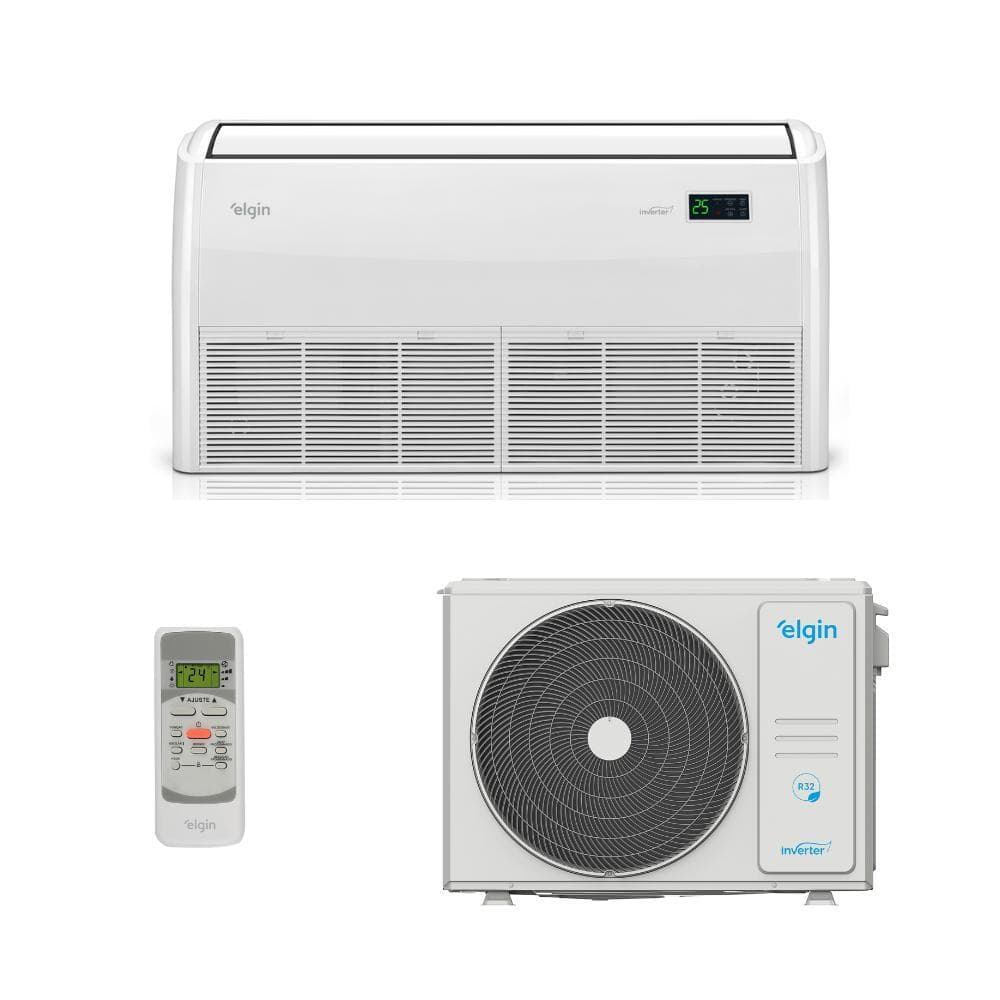Ar Condicionado Piso Teto Inverter Elgin Eco 30000 Btus Quente/Frio R-32 com controle remoto