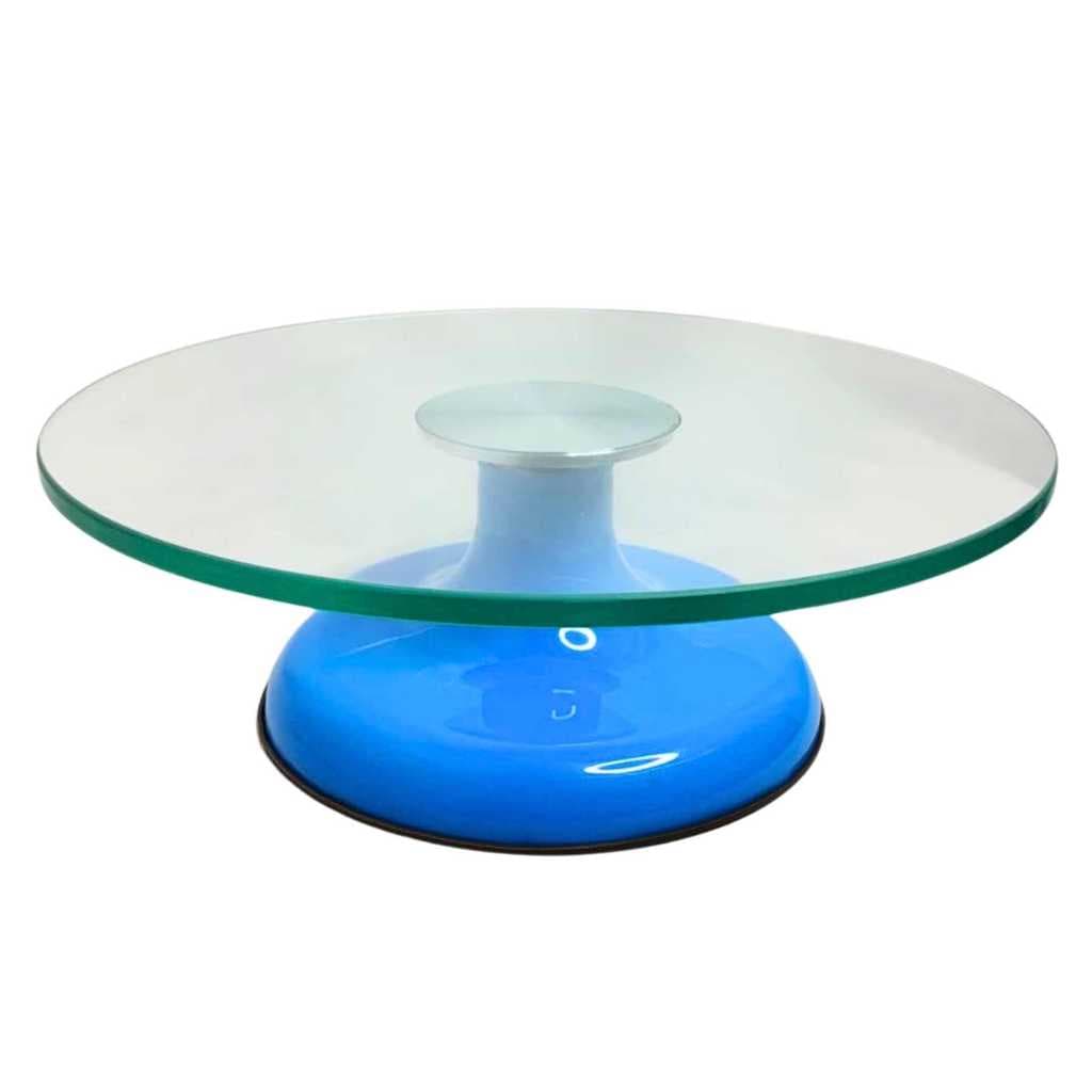 Bailarina Giratória Profissional Vidro Temperado 30cm Resistente para Decoração de Bolos Confeitaria