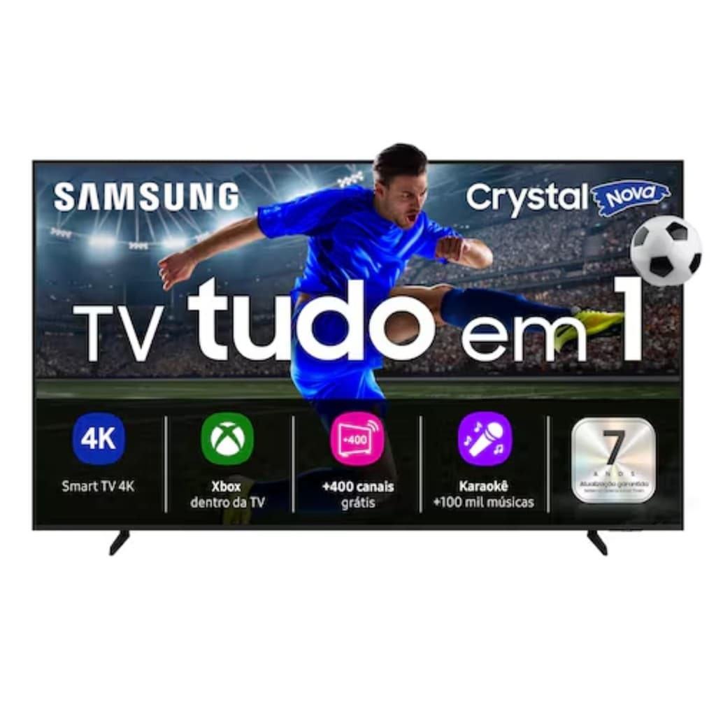 Smart TV Samsung 85” 4K Crystal UHD HDR 85U8600F Tizen Gaming Hub Xbox Cloud Wi-Fi Bluetooth Bivolt