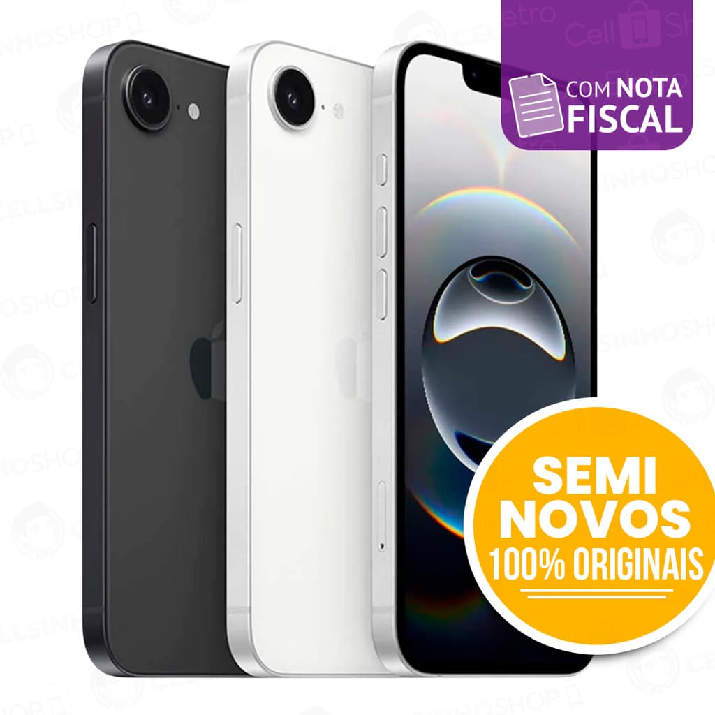 [SEMI NOVO]  Celular Apple iPhone 16e 128GB Original com NF