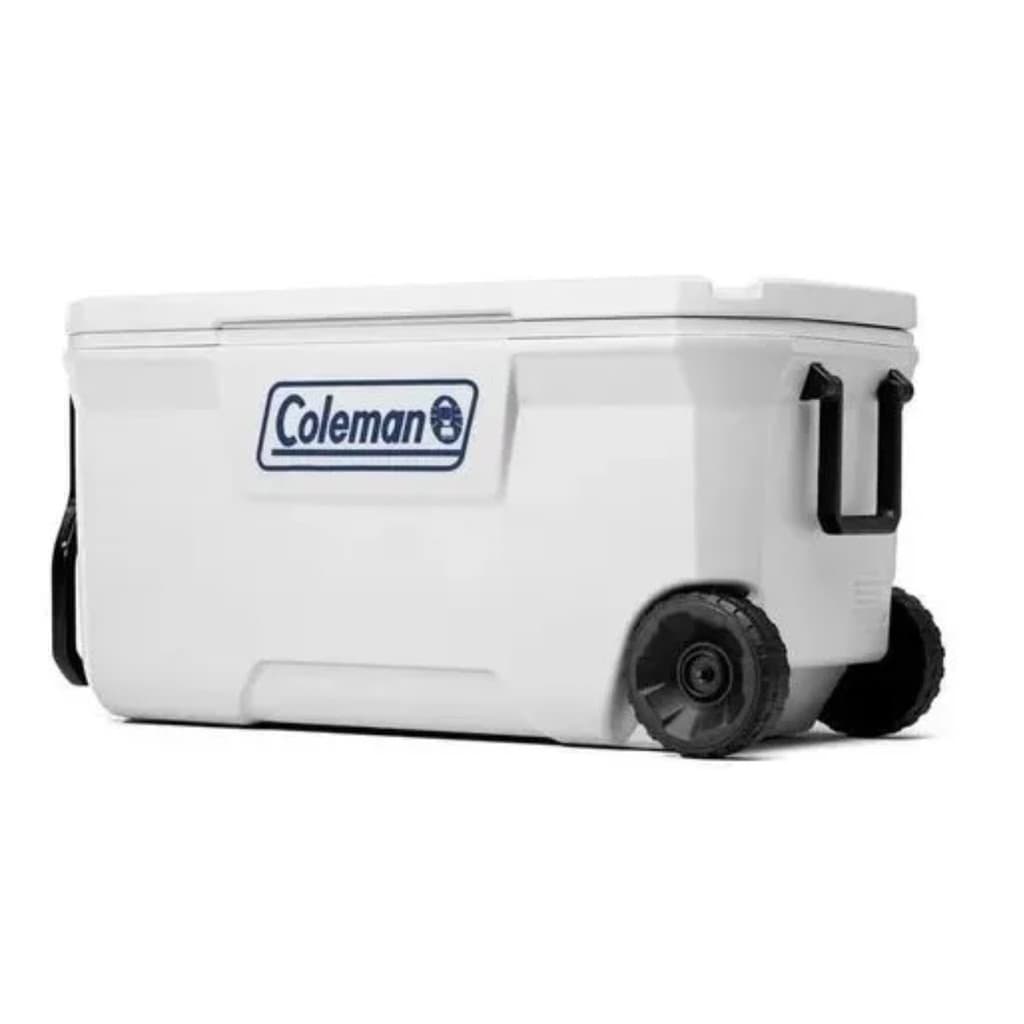 Caixa Térmica Coleman 100qt Marine 316 Series 94,6l com Rodas - Branco