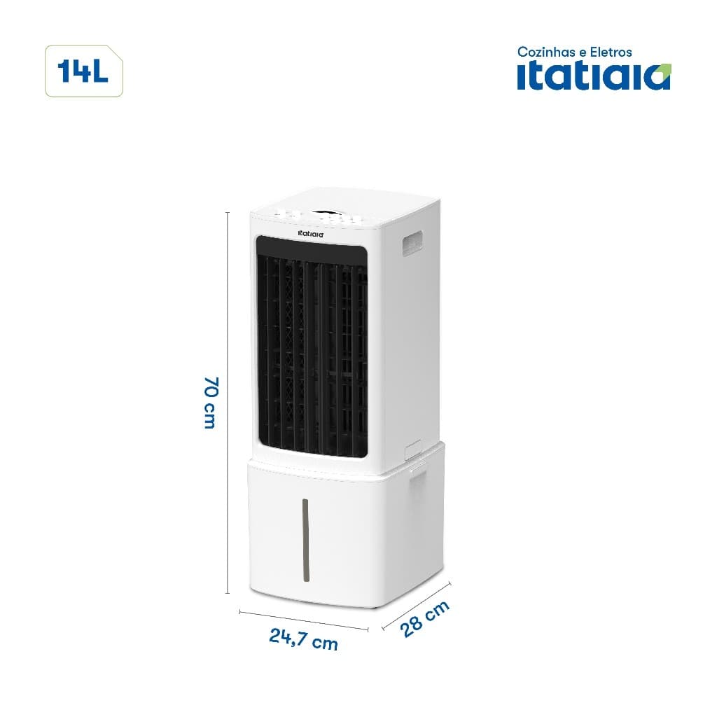 Climatizador de Ar Itatiaia 14L 65W ❄️💦 Alternativa Econômica ao Ar-Condicionado