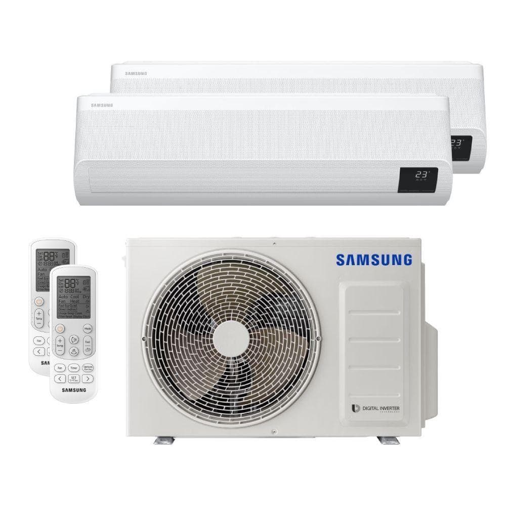 Ar Condicionado Multi Bi Split Samsung Wind Free 18000 BTUs Branco