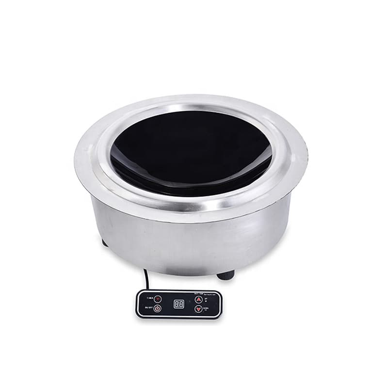Novo Genuíno 5KW 220V Fogão De Indução Comercial Alta Potência Aquecimento Rápido Wok Gama Energia Eficiente Para Restau