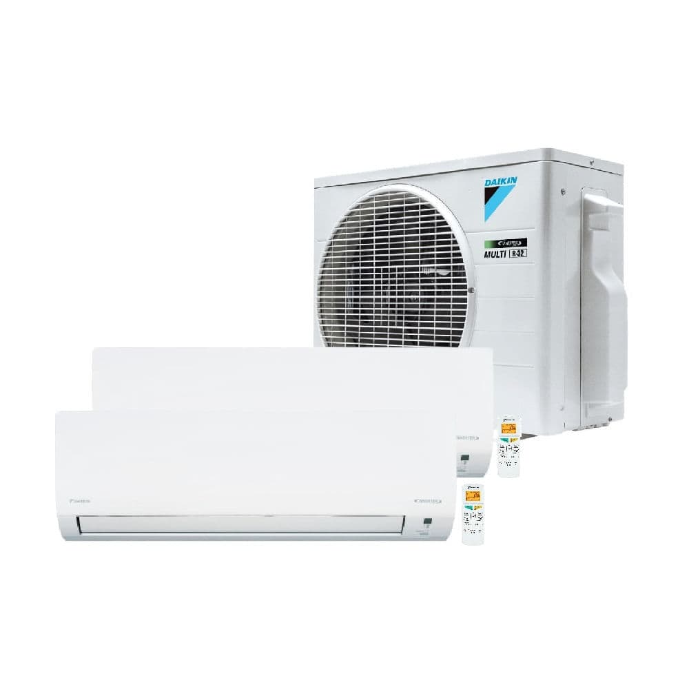 Ar condicionado bi split Hi Wall inverter Daikin Lite Smart 2x9000 BTUh branco