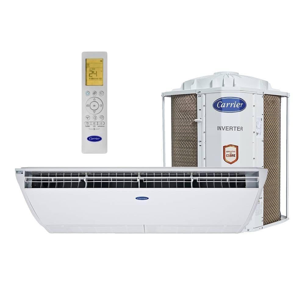 Ar Condicionado Split Teto Carrier Xpower Connect 48000 BTUs Frio Inverter com controle remoto
