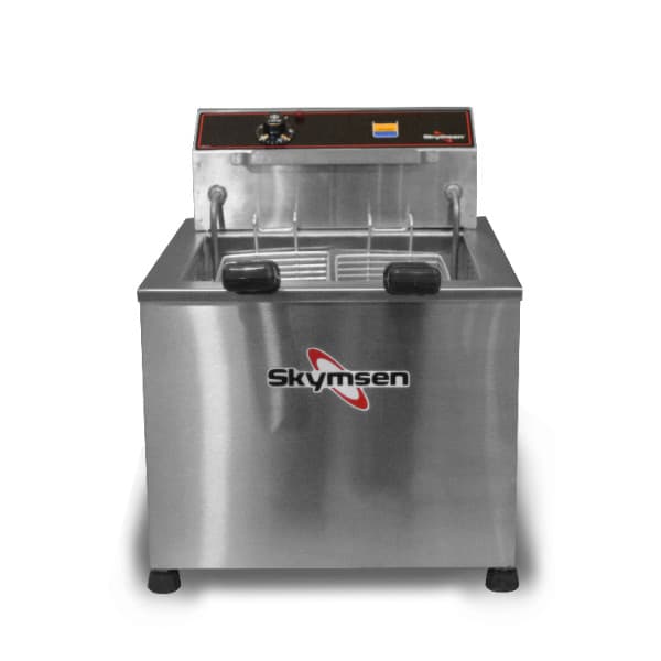 Fritadeira Elétrica Água E Óleo 220V Fam 15 Litros  Inox De Mesa Industrial 5000w Skymsen