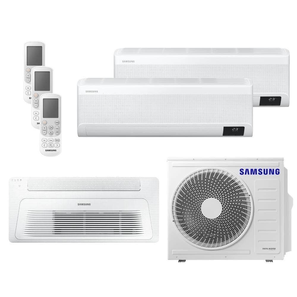 Ar Condicionado Multi Tri Split Samsung Wind Free 28000 BTU Branco
