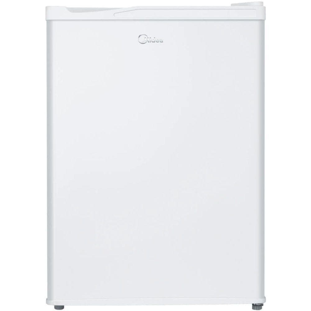 Frigobar Midea MDRD108FGD013 67L Inverter Bivolt branco lateral esquerda