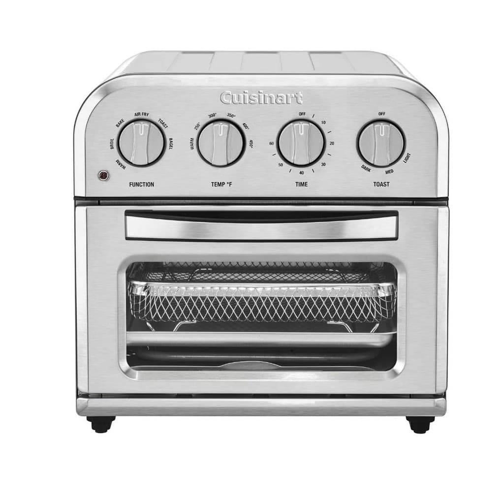 Forno Air Fryer Cuisinart TOA-28 6 em 1, 1800W, aço inoxidável, frontal