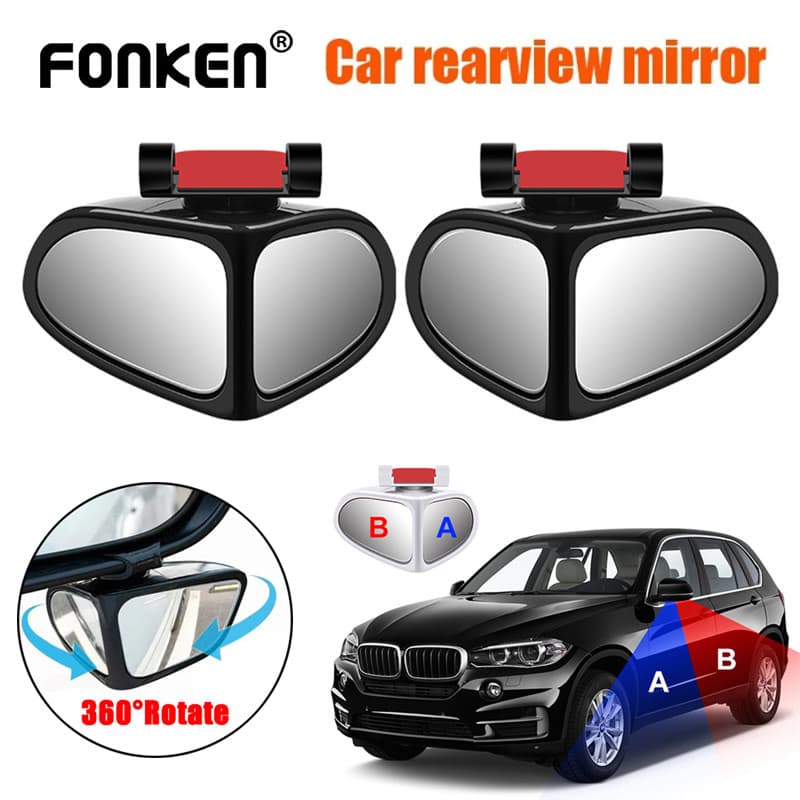 Espelho retrovisor auxiliar de carro Fonken, 360 graus, rotação, BMW X5